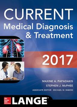 Current Medical Diagnosis and Treatment 56th 9781259585111 Front Cover