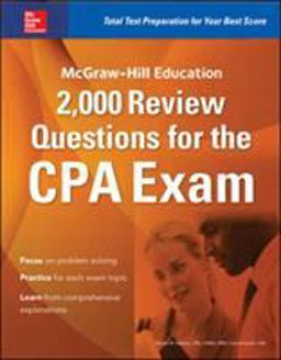McGraw-Hill Education 2,000 Review Questions for the CPA Exam  9781259586293 Front Cover
