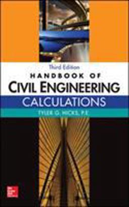 Handbook of Civil Engineering Calculations, Third Edition 3rd 9781259586859 Front Cover
