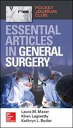 Pocket Journal Club: Essential Articles in General Surgery  9781259587580 Front Cover
