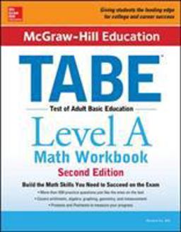 McGraw-Hill Education TABE Level a Math Workbook Second Edition