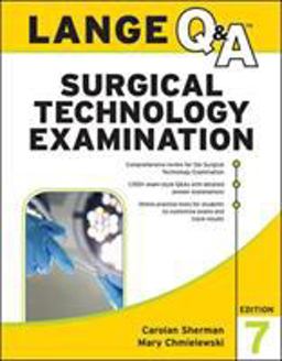 Lange Q&a Surgical Technology Examination:  9781259588112 Front Cover