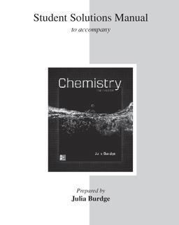 Student Solutions Manual for Chemistry