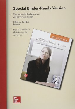 Loose-Leaf for Mcgraw-Hill's Taxation of Business Entities, 2016 Edition with Connect