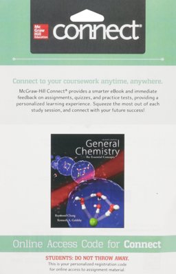 Connect 1 Semester Access Card for General Chemistry: the Essential Concepts 7th 9781259692543 Front Cover