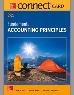 Connect Access Card for Fundamental Accounting Principles