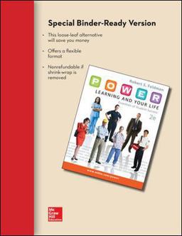 Loose Leaf for P. O. W. E. R. Learning and Your Life: Essentials with Connect Access Card