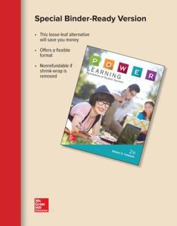 Loose Leaf for P. O. W. E. R. Learning: Foundations of Student Success Loose Leaf for P. O. W. E. R. Learning: Foundations of Student Success