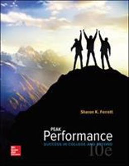 Peak Performance: Success in College and Beyond  9781259702761 Front Cover