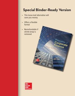 Principles of Corporate Finance:  9781259718991 Front Cover