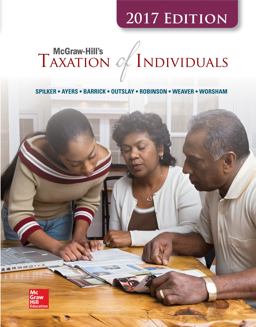McGraw-Hill's Taxation of Individuals 2017 Edition, 8e McGraw-Hill's Taxation of Individuals 2017 Edition, 8e