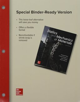 Loose Leaf for Statics and Mechanics of Materials 2nd 9781259748646 Front Cover