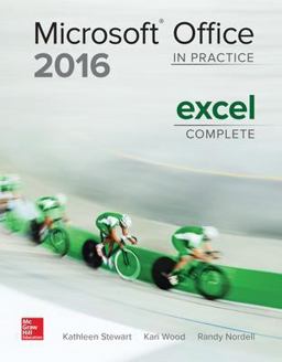 Microsoft Office 2016 In Practice Excel Complete  9781259762673 Front Cover