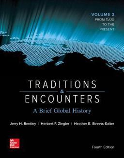 Traditions &amp; Encounters: a Brief Global History Volume 2 with 1-Term Connect Access Card 4th 9781259764011 Front Cover
