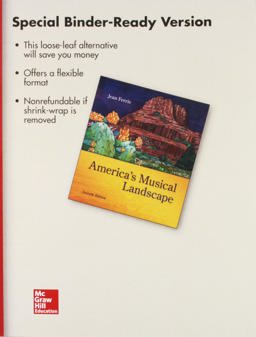 Loose Leaf for America's Musical Landscape with Connect Access Card Loose Leaf for America's Musical Landscape with Connect Access Card