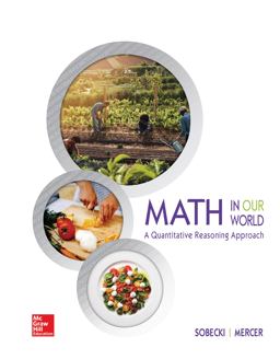 LooseLeaf for Math in Our World: a Quantitative Reasoning Approach  9781259827570 Front Cover