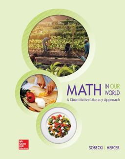 Loose Leaf for Math in Our World: a Quantitative Literacy Approach  9781259827969 Front Cover