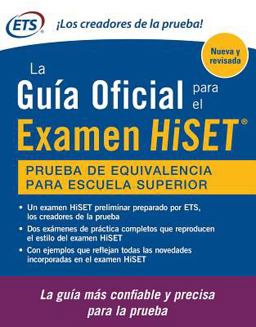 Guia Oficial para el Examen HiSET  9781259837128 Front Cover