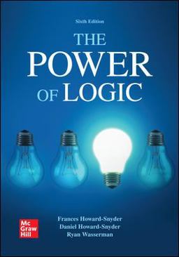The Power of Logic:  9781259848070 Front Cover