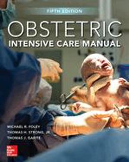 Obstetric Intensive Care Manual, Fifth Edition 5th 9781259861758 Front Cover