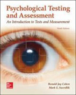 Psychological Testing and Assessment 9th 9781259870507 Front Cover