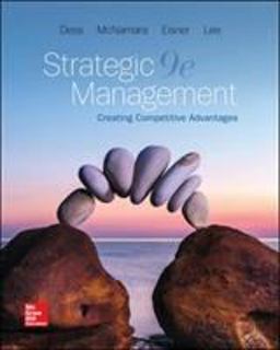 Strategic Management Creating Competitive Advantages  9781259900457 Front Cover