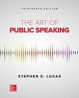 ART OF PUBLIC SPEAKING  9781259924606 Front Cover