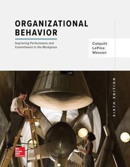 Organizational Behavior: Improving Performance and Commitment in the Workplace  9781259927669 Front Cover