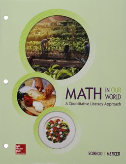 Quantitative Literacy (Loose Leaf) with Connect Math Hosted by ALEKS Access Card  9781259934117 Front Cover
