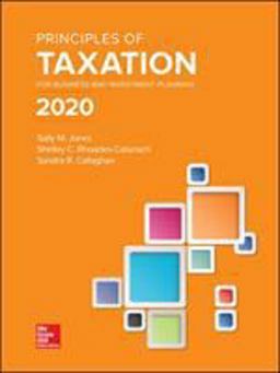 Principles of Taxation for Business and Investment Planning 2020 Edition 23rd 9781259969546 Front Cover