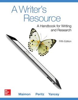A Writer's Resource (comb-Version) 5e with MLA Booklet 2016