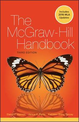 McGraw-Hill Handbook HARDBACK MLA 2016 UPDATE