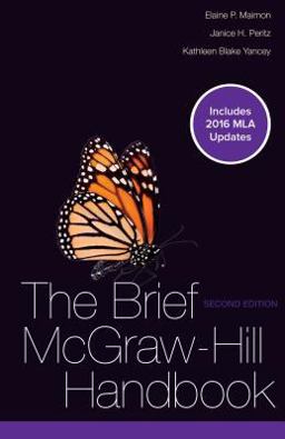 Brief Mcgraw-Hill Handbook MLA 2016 UPDATE