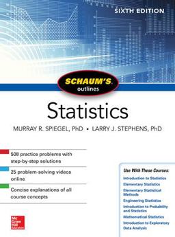 Schaum's Outline of Statistics 6th 9781260011463 Front Cover