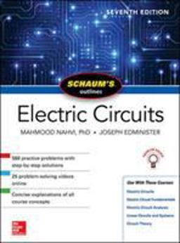Schaum's Outline of Electric Circuits, Seventh Edition 7th 9781260011968 Front Cover