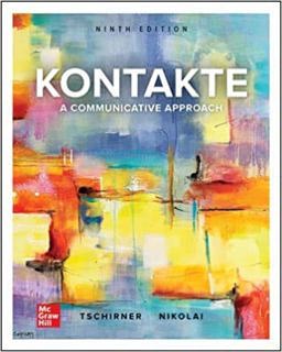 Kontakte A Communicative Approach 9th 9781260016062 Front Cover