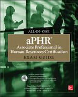 APHR Associate Professional in Human Resources Certification All-In-One Exam Guide  9781260019483 Front Cover