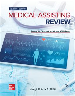 Medical Assisting Review: Passing the CMA, RMA, and CCMA Exams 7th 9781260021790 Front Cover