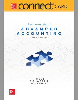 Connect Access Card for Fundamentals of Advanced Accounting Connect Access Card for Fundamentals of Advanced Accounting