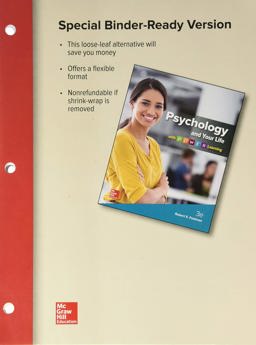 Gen Combo Looseleaf Psychology and Your Life; Connect Access Card Gen Combo Looseleaf Psychology and Your Life; Connect Access Card