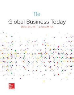 Global Business Today 11th 9781260088373 Front Cover