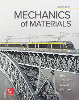 MECHANICS OF MATERIALS  9781260113273 Front Cover