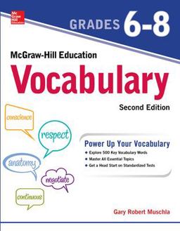 McGraw-Hill Education Vocabulary Grades 6-8, Second Edition 2nd 9781260117042 Front Cover