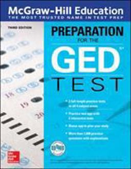 McGraw-Hill Education Preparation for the GED Test, Third Edition 3rd 9781260118285 Front Cover