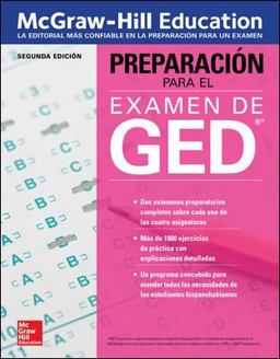 Preparaciï¿½n para el Examen de GED, Segunda Edicion 2nd 9781260118322 Front Cover