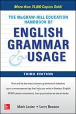 McGraw-Hill Education Handbook of English Grammar &amp; Usage 3rd 9781260121674 Front Cover