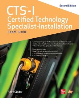 CTS-I Certified Technology Specialist-Installation Exam Guide, Second Edition 2nd 9781260136098 Front Cover