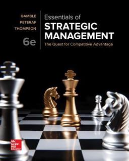 Loose-Leaf Essentials of Strategic Management 6th 9781260139563 Front Cover