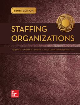 LooseLeaf for Staffing Organizations 9th 9781260141337 Front Cover
