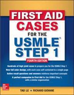 First Aid Cases for the USMLE Step 1, Fourth Edition 4th 9781260143133 Front Cover